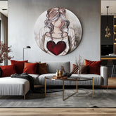 Okrúhle obrazy s akrylom Dar z nebies | rôzne rozmery | rôzne rozmery